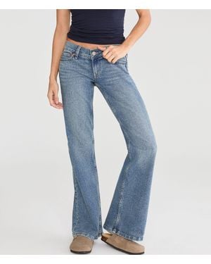 Aéropostale Super Low-Rise Flare Jean - Blue
