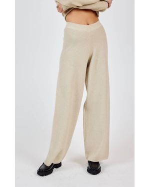 Sadie & Sage Kelsie Knit Pants - Natural