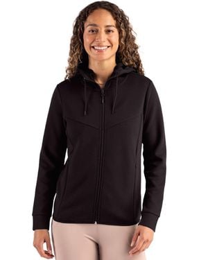 Clique Haven Recycled Full Zip Hooded Sweatshirt - Black
