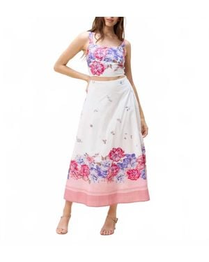Cleobella Camellia Shea Ankle Skirt - Pink