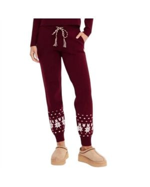 The Upside Le Ski Jojo Knit Jogger - Red
