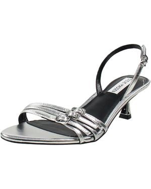 Steve Madden Rapture Leather Strappy Slingback Sandals - Brown