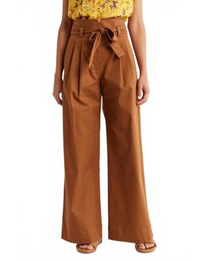 A.L.C. Emily Wide Leg Pants - Brown