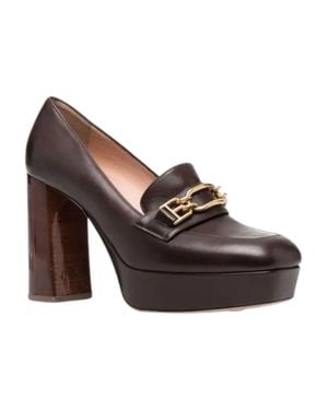 Bally Deasia 6239471 Ebano Leather Pumps - Brown