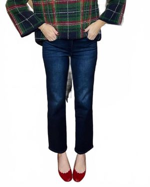 Risen Hadley Tummy Control Mid Rise Jeans - Blue