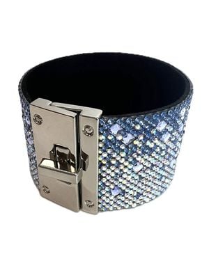Jacqueline Kent Crystal Cuff Bracelet - Black