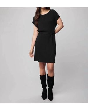 Splendid Georgie Cashblend Mini Dress - Black