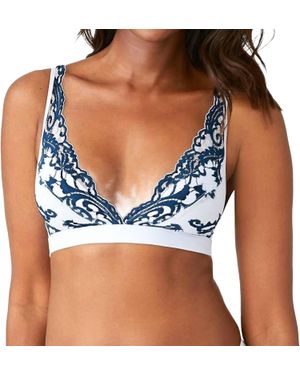 Wacoal Retro Chic Full Figure Underwire Bra - Blue