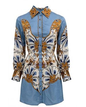 Anna Cate Avery Dress - Blue