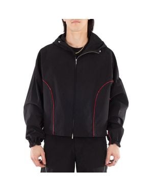 Ferragamo Ferragamo Line Hooded Jacket - Black