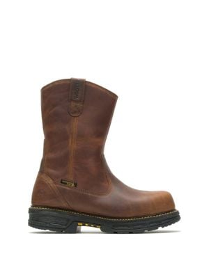 Wolverine Hellcat Well Waterproof Composite Toe Work Boot - Brown