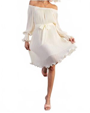 Easel Effortlessly You Dress - White