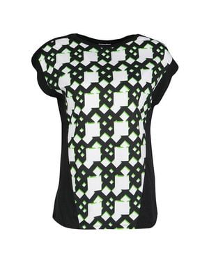 Peter Pilotto Geometric Print T-Shirt - Black