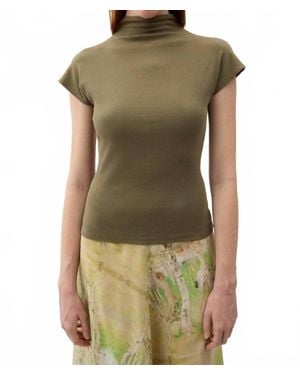 Rodebjer Lennon Short Sleeved Tee - Green