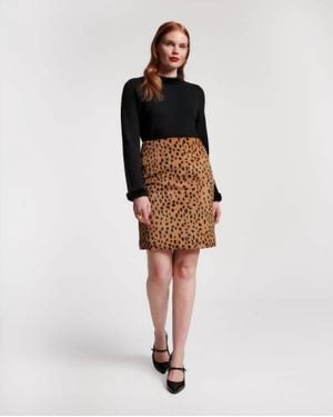 Frances Valentine Blaine Slim Fit Mini Skirt - White