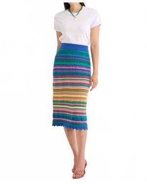 Alivia Eloise Skirt - Blue