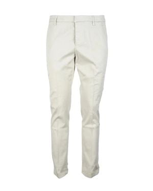 Dondup Tailored Pants With Zip Closure - Gray