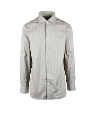 Emanuele Maffeis Cotton Shirt - Gray