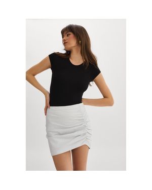 Lamarque Aricia Ruched Skirt - Black
