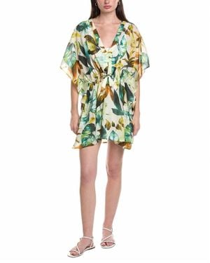 Echo Oasis Palm Butterfly Caftan - Green