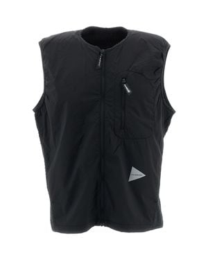 and wander Lightweight Water-Repellent Insulated Vest - Black