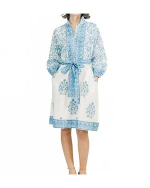 Victoria Dunn Folly Mini Dress - Blue