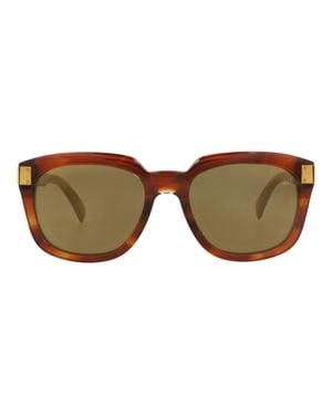 dunhill Square-Frame Recycled Acetate Sunglasses - Brown