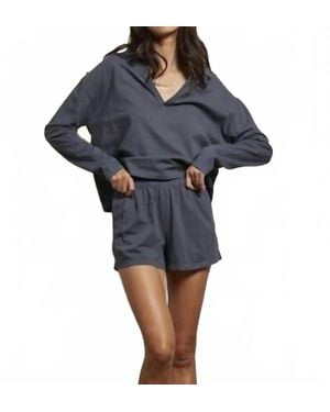 PERFECTWHITETEE Liz Jersey Short - Blue