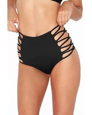 LSPACE Tripp Bikini Bottom - Black