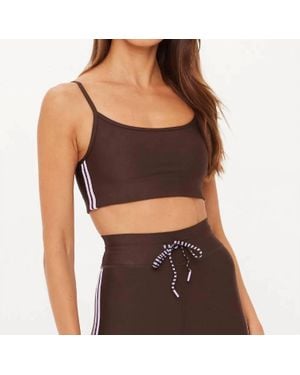 The Upside Oxford Hutton Scoop Bra - Brown