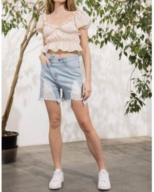 Aaron & Amber Bermuda Shorts - Blue