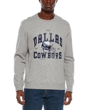 BOSS Dallas Cowboys Crewneck Sweatshirt - Gray