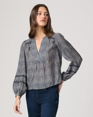 PAIGE Calgary Blouse - Gray