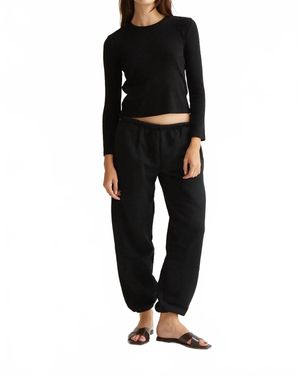 Asher Sebi Intentionally Oversized Sweatpant - Black