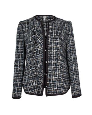 Armani Collezioni Tweed Jacket - Gray