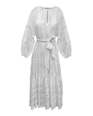 Miss June Hoda Long Dress - Gray