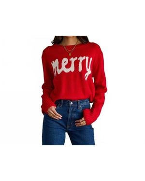 Panache Merry Sweater - Red