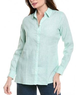 Foxcroft Jordan Linen Shirt - Green