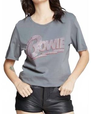 Recycled Karma Bowie Stud Tee - Gray