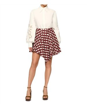 Clea Josita Mini Skirt - Red