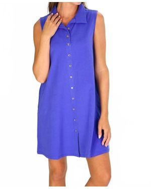 Duffield Lane Sabrina Dress - Blue