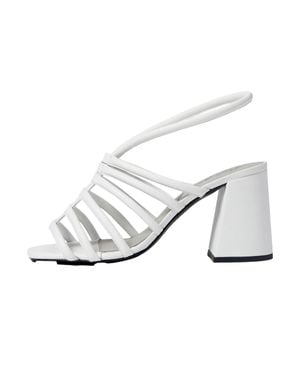 Free People Colette Cinched Heel Bone Ob1432993-103 - White