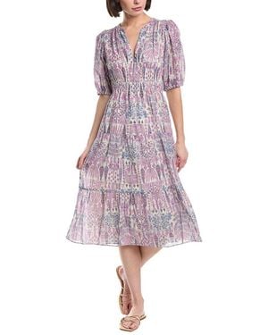 Ba&sh Panissa Midi Dress - Purple