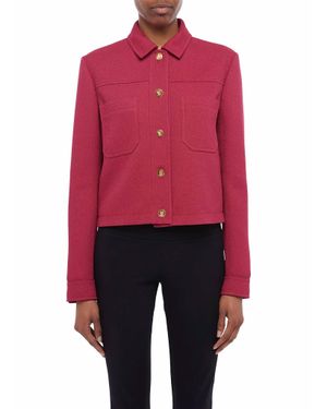 Giambattista Valli Lux Crepe Jacket - Red
