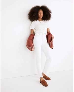 Madewell The Perfect Vintage Jeans Tile Denim High-Rise Ddr2012 - White