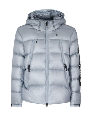 OUTHERE Technical Ripstop Jacket With Adjustable Hood And Padded Fill - Blue
