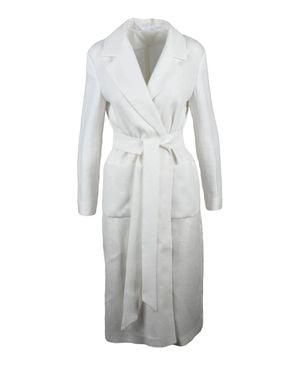 Tagliatore Linen Duster Coat - Gray
