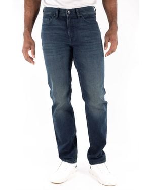 DEVIL-DOG Slim Straight Jeans - Blue