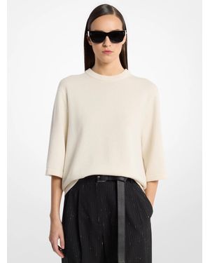 Michael Kors Cashmere T-Shirt - White