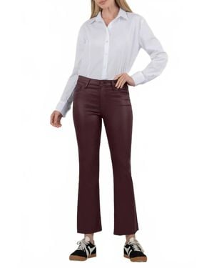 Kut From The Kloth Kelsey High Rise Ankle Flare Pant - Red